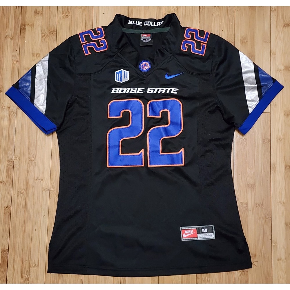 Vintage Nike Boise State Broncos #22 Mattison Women Medium NCAA Football Jersey